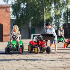 Дитячий трактор на педалях з причепом Falk 2020AB (колір - червоний)